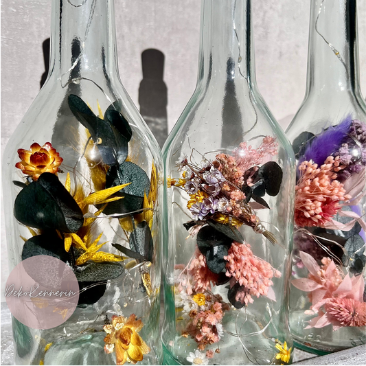 Flowerbottle Eukalyptus - Trockenblumen Deko